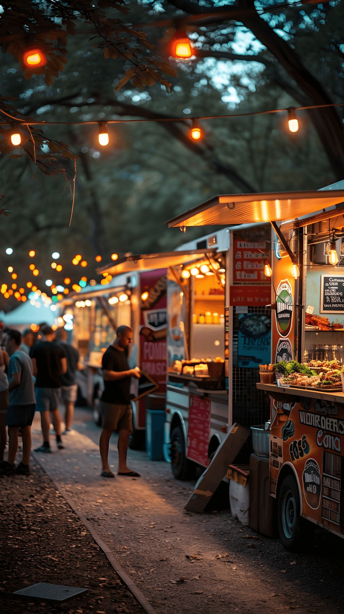 Evening food trucks